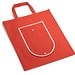 ARLON. Faltbare Einkaufstasche aus Non-woven (80 g/m²), Rot