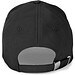 ASHTON. Kappe aus 100% Baumwolle (260gsm) mit 5 Segmenten, Schwarz