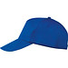 AZO-freie 5 Panel Baumwoll-Baseball-Cap, blau