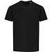 Balfour 200 g/m² Kurzärmeliges T-Shirt V-Ausschnitt Bio Baumwolle (OCS), unisex, schwarz, 3XL