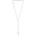 Balta Sublimation Lanyard mit Schnapp- und Sicherheitsverschluss, weiss, 20mm
