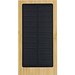 Bambus Solar-Powerbank Elz, beige
