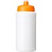 Baseline® Plus 500 ml Flasche mit Sportdeckel, weiß/orange