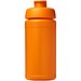 Baseline® Plus 500 ml Sportflasche mit Klappdeckel, orange