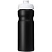 Baseline® Plus 650 ml Sportflasche mit Klappdeckel, schwarz/weiß
