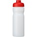 Baseline® Plus 650 ml Sportflasche mit Klappdeckel, transparent/rot