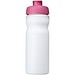 Baseline® Plus 650 ml Sportflasche mit Klappdeckel, weiß/rosa
