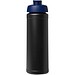 Baseline® Plus 750 ml Flasche mit Klappdeckel, schwarz/blau
