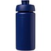 Baseline® Plus grip 500 ml Sportflasche mit Klappdeckel, blau
