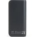 BECKER 20. 20'000 mAh Powerbank aus recyceltem ABS (100% rABS) mit 15W superschnellem kabellosem Ladegerät, Schwarz