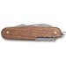 BELPIANO. Multifunktions-Taschenmesser aus Edelstahl und Holz, Natur