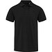 Beryl 220 g/m² Kurzärmeliges Poloshirt Bio-Recyclingmaterial (OCS), unisex, schwarz, S