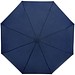 Birgit 21'' faltbarer winddichter Regenschirm aus recyceltem PET, navy