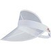 Bright Kappe mit transparentem Schirm, weiss