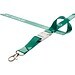 Bucks Sublimation Lanyard mit Schnappverschluss aus recyceltem PET Kunststoff, weiss, 25mm