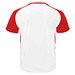 Bugatti T-Shirt Unisex aus recyceltem Material, weiß / rot, XL