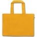CAMDEN. Tragetasche aus Baumwolle (50%), recycelter Baumwolle (30%) und polyester (20% rPET) (280 g/m²), Gelb