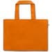 CAMDEN. Tragetasche aus Baumwolle (50%), recycelter Baumwolle (30%) und polyester (20% rPET) (280 g/m²), Orange