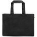 CAMDEN. Tragetasche aus Baumwolle (50%), recycelter Baumwolle (30%) und polyester (20% rPET) (280 g/m²), Schwarz