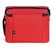 CANCUN. Kühltasche aus recyceltem 600D-Polyester mit verstellbarem Gurtband 7 L, Rot
