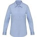 Carnelian 133 g/m² Popeline Bluse, hellblau, L