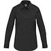 Carnelian 133 g/m² Popeline Bluse, schwarz, M
