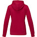 Charon Damen Kapuzenpullover, rot, M
