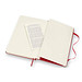 MOLESKINE® Notizbuch Classic Hardcover L, liniert, scarlet red