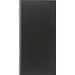 CLERK. 8'000 mAh Powerbank mit Solarpanel aus 100% recyceltem Aluminium, Schwarz