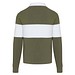 Clyde Rugby Polo Sweatshirt Unisex, grün / weiß, M
