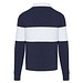 Clyde Rugby Polo Sweatshirt Unisex, navy / weiß, M