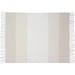 COMFY. Decke aus recyceltem Polyester (100% rPET) (300 g/m²), mit Mohair-Feeling, Beige