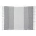 COMFY. Decke aus recyceltem Polyester (100% rPET) (300 g/m²), mit Mohair-Feeling, Grau
