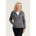Damen Fleecejacke North, S, Grey Melange