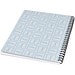 Desk-Mate® A5 Notizbuch mit Kunststoff Cover und Spiralbindung, weiß/schwarz, 50 pages