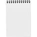 Desk-Mate® A6 Notizbuch mit Spiralbindung, weiß/schwarz, 50 pages