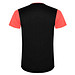 Detroit Sport T-Shirt für Kinder, Fluor Coral / schwarz, 4
