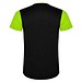 Detroit T-Shirt Unisex aus recyceltem Material, limone / schwarz, 2XL