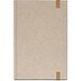 DICKINSON. A5-Notizbuch mit festem Einband, hergestellt aus Zuckerrohrpapier (80 % zuckerrohr) mit linierten Seiten, Natur