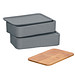 Doppel-Lunchbox ECO L1, grau