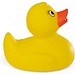 DUCK. Gummiente aus PVC, Gelb