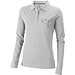 ELEVATE Damen Langarm Poloshirt Oakville, grau meliert, L