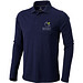 ELEVATE Herren Langarm Poloshirt Oakville, dunkelblau, XXXL
