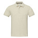 Emerald Polo Unisex aus recyceltem Material, Oatmeal, L