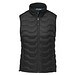 Epidote isolierter Daunen-Bodywarmer für Damen, schwarz, XL