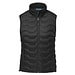 Epidote GRS isolierter Daunen-Bodywarmer für Damen aus recyceltem Material, schwarz, XS