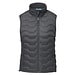 Epidote GRS isolierter Daunen-Bodywarmer für Damen aus recyceltem Material, storm grey, XS
