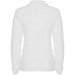 Estrella Langarm Poloshirt für Damen, weiss, 3XL
