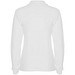 Estrella Langarm Poloshirt für Damen, weiss, S