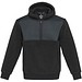 Evans Sherpa Fleecepullover Half-Zip Unisex, schwarz, 3XL